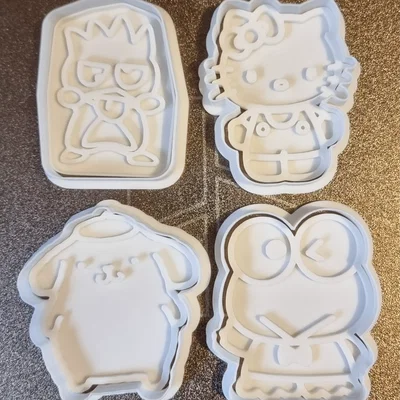 Bộ khuôn làm bánh quy Sanrio - Set 2
