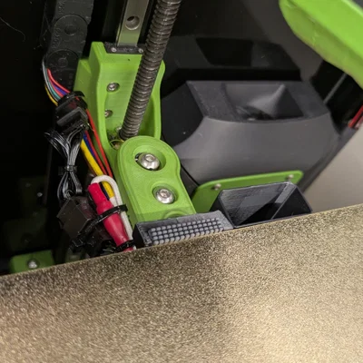 Voron Trident: Bàn chải đầu phun, khay rác và bộ canh chỉnh tấm bàn in