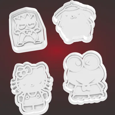 Bộ khuôn làm bánh quy Sanrio - Set 2