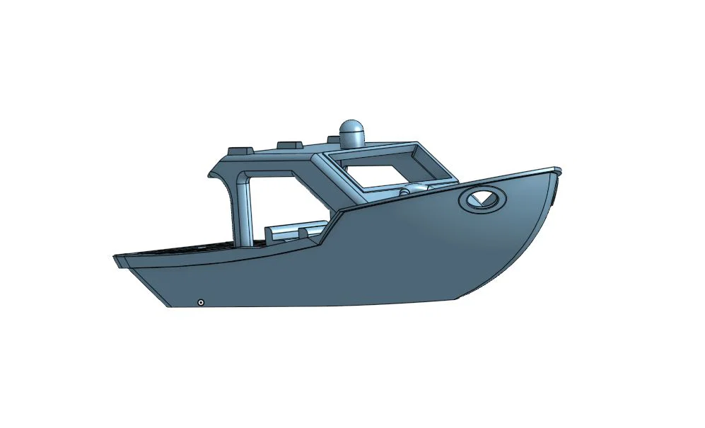 Benchy Speedboat - Bản remix du thuyền tốc độ cao cho in 3D - Image 2