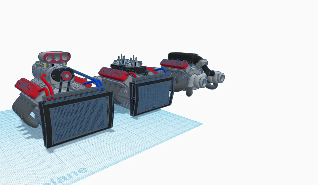 Mô hình động cơ V8 (V8 Engine) - Đồ chơi trang trí in 3D cực ngầu - Image 3