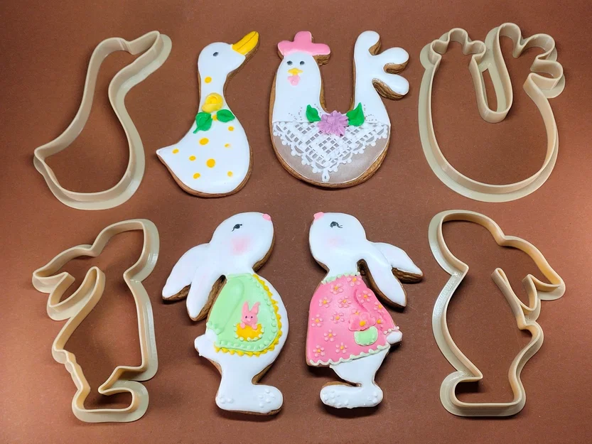 Khuôn cắt bánh quy Phục sinh - Image 1