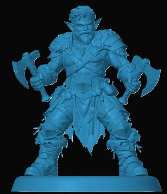 Mô hình Gnome Barbarian - Image 1