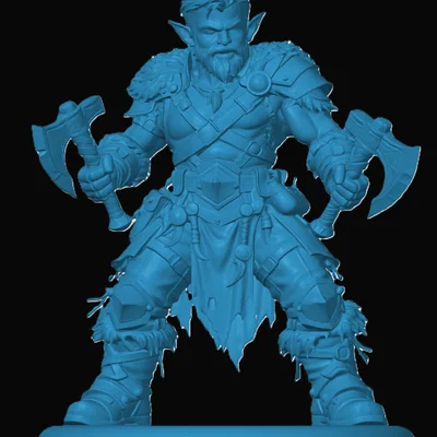 Mô hình Gnome Barbarian