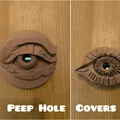 Bộ 2 miếng che mắt thần hình con mắt (Eye - door peephole covers) - Thumbnail 1