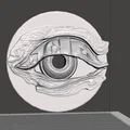 Bộ 2 miếng che mắt thần hình con mắt (Eye - door peephole covers) - Thumbnail 3