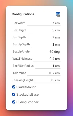 Stackable Bin - Thùng lưu trữ đa năng tùy biến (Parametric) - Image 5