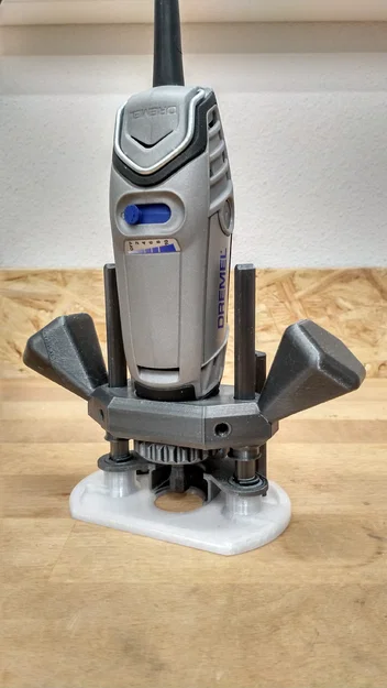 Bộ giá đỡ máy phay Oberfräse cho Dremel 3000 - Có hút bụi - Image 1