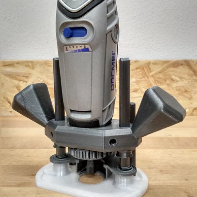 Bộ giá đỡ máy phay Oberfräse cho Dremel 3000 - Có hút bụi