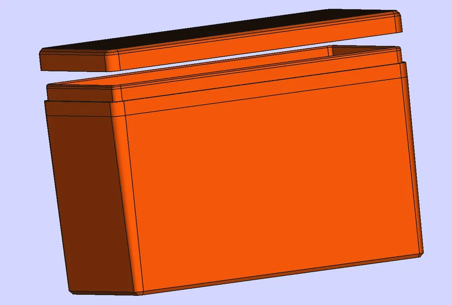 Hộp có nắp; Dài 180mm x Rộng 100mm, Chiều cao từ 30mm đến 120mm - Image 1