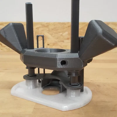 Bộ giá đỡ máy phay Oberfräse cho Dremel 3000 - Có hút bụi