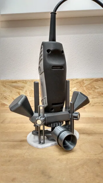 Bộ giá đỡ máy phay Oberfräse cho Dremel 3000 - Có hút bụi - Image 3