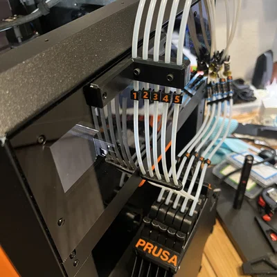 Giá đỡ 5 ống PTFE gắn hông cho hệ thống MMU3 Prusa