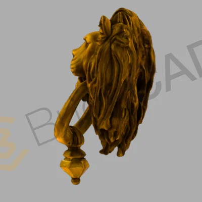 Tay Nắm Cửa Đầu Sư Tử - Lion’s Head Door Knocker