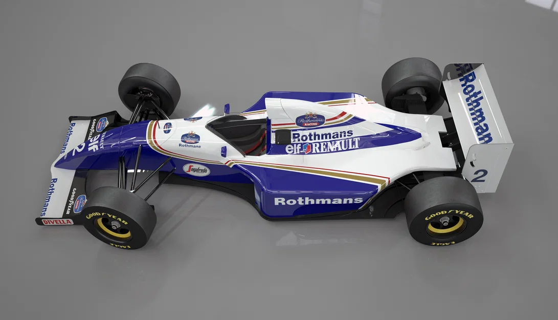 Mô hình xe F1 Williams FW16 của Ayrton Senna: Bộ Kit xe đua công thức 1 - Image 4
