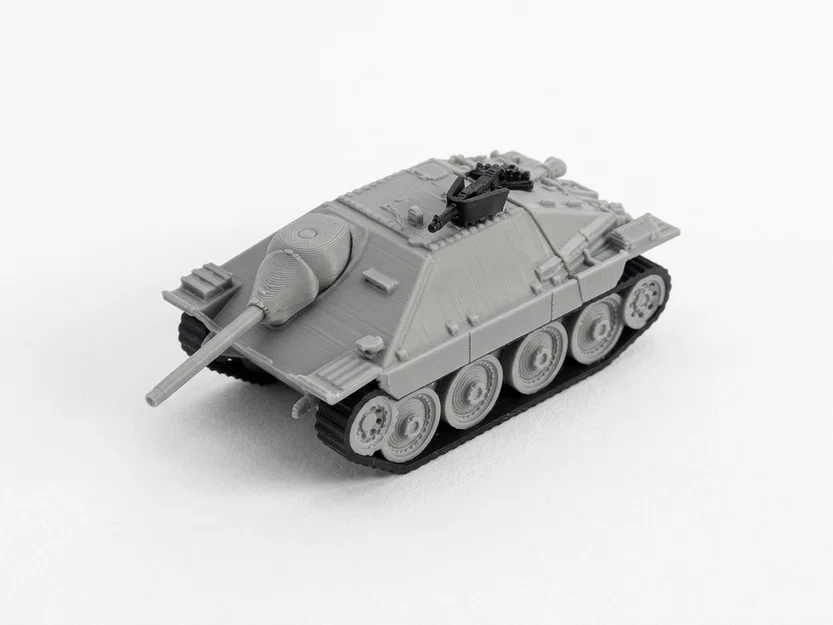 Mô hình xe tăng Jagdpanzer 38 Hetzer in 3D (Tỉ lệ 1:72) - Image 1
