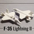 Mô hình F-35 Lightning II in 3D không cần support (Micro Jet Fighter) - Thumbnail 1