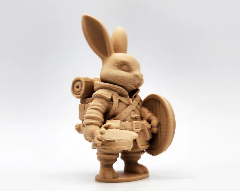 Mô hình chú thỏ chiến binh Bunny Warrior trang trí bàn làm việc - Image 2