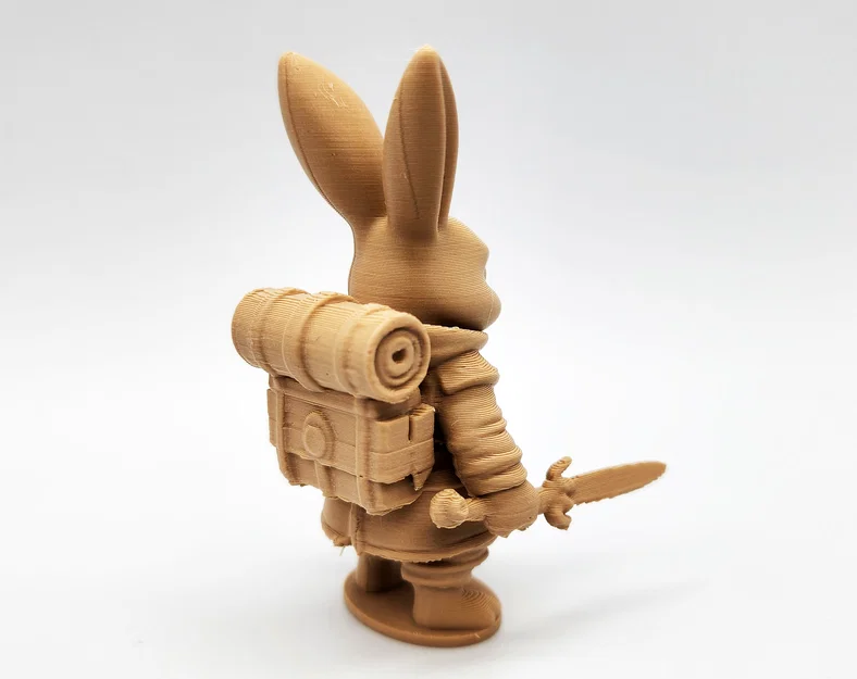 Mô hình chú thỏ chiến binh Bunny Warrior trang trí bàn làm việc - Image 4