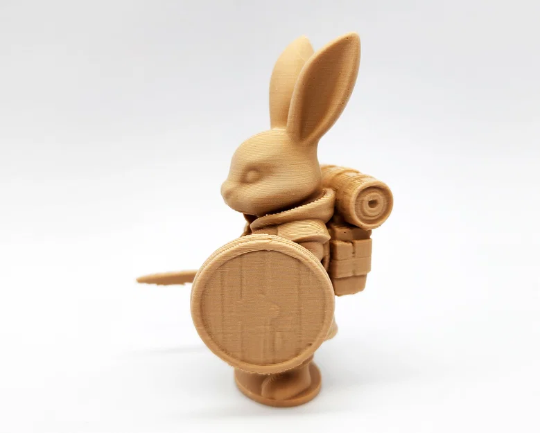 Mô hình chú thỏ chiến binh Bunny Warrior trang trí bàn làm việc - Image 5