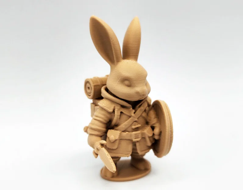 Mô hình chú thỏ chiến binh Bunny Warrior trang trí bàn làm việc - Image 6