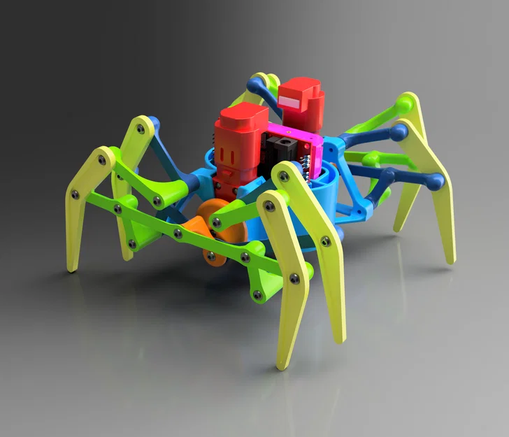Arachnobeest - Robot Octopod Biết Đi Sử Dụng Cơ Cấu Jansen XRP - Image 1