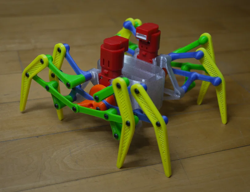 Arachnobeest - Robot Octopod Biết Đi Sử Dụng Cơ Cấu Jansen XRP - Image 4
