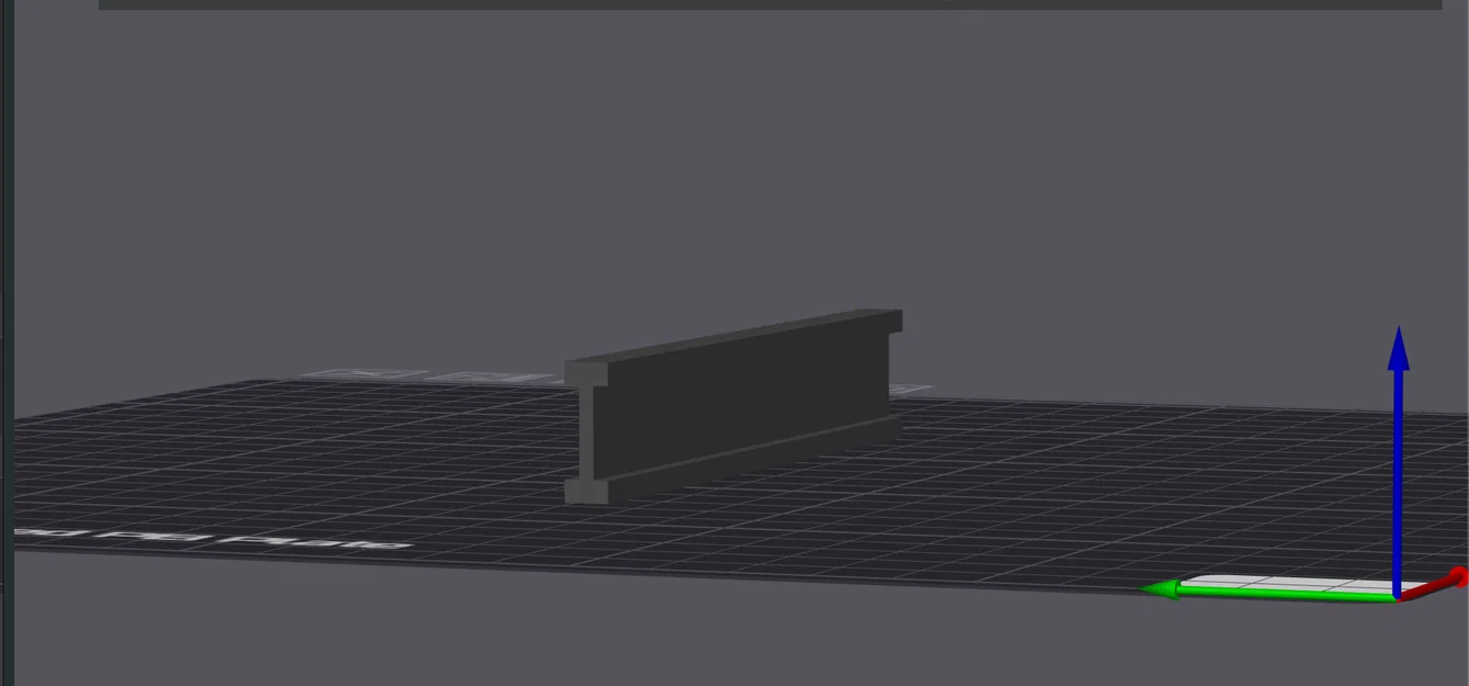 Mô hình thanh dầm I-beam in 3D cho sân trượt ván ngón tay - Image 1