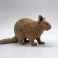 Tượng Gấu Wombat Chạm Khắc Gỗ - Thumbnail 1