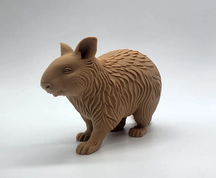Tượng Gấu Wombat Chạm Khắc Gỗ - Image 2