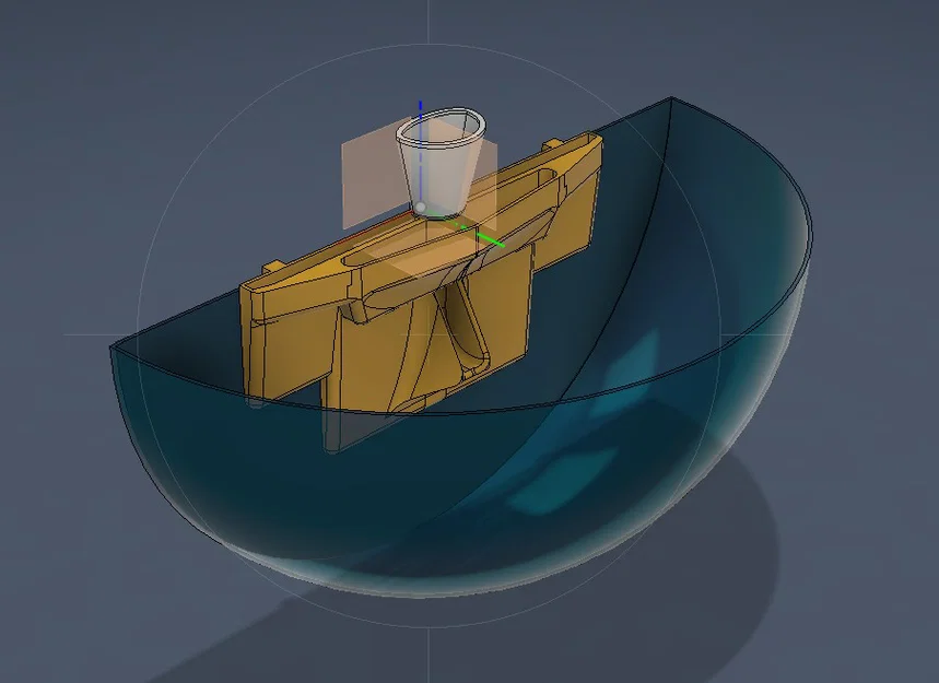 Bộ điều phối nước 3D thông minh cho chậu hoa treo bán nguyệt - Image 1
