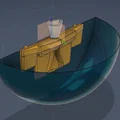 Bộ điều phối nước 3D thông minh cho chậu hoa treo bán nguyệt - Thumbnail 1