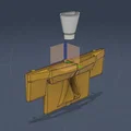 Bộ điều phối nước 3D thông minh cho chậu hoa treo bán nguyệt - Thumbnail 2