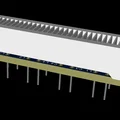 Mô hình 3D Barmeter BL28 LED Bargraph - Thumbnail 3