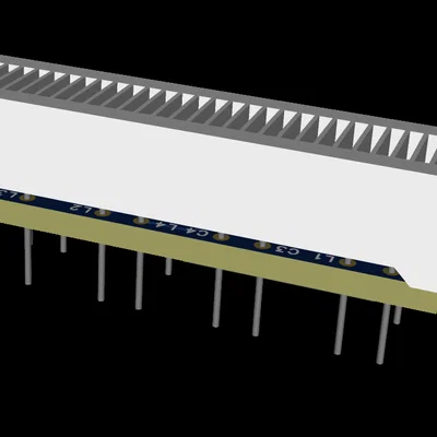 Mô hình 3D Barmeter BL28 LED Bargraph