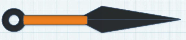 Mô hình phi tiêu Naruto Kunai - Tự in 3D đơn giản và đẹp mắt - Image 1