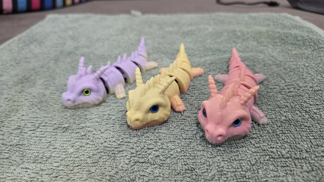 Móc khóa Rồng Xương (Bone Dragon) - Tương thích mắt thủy tinh 6mm & 8mm - Image 2