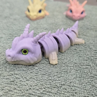 Móc khóa Rồng Xương (Bone Dragon) - Tương thích mắt thủy tinh 6mm & 8mm