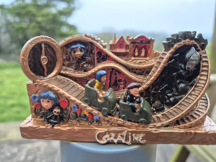 Mô hình Coraline Diorama - Tác phẩm trang trí 3D ấn tượng - Image 2