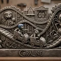 Mô hình Coraline Diorama - Tác phẩm trang trí 3D ấn tượng - Thumbnail 3
