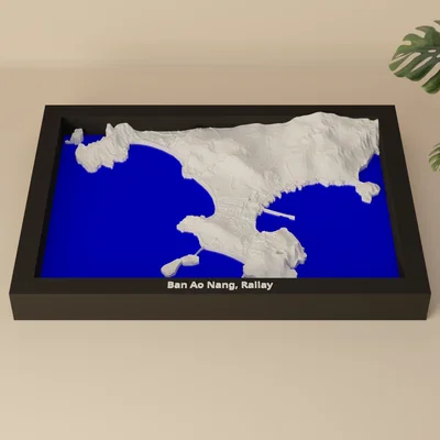 Mô hình địa hình thu nhỏ Ban Ao Nang, Railay, Thái Lan