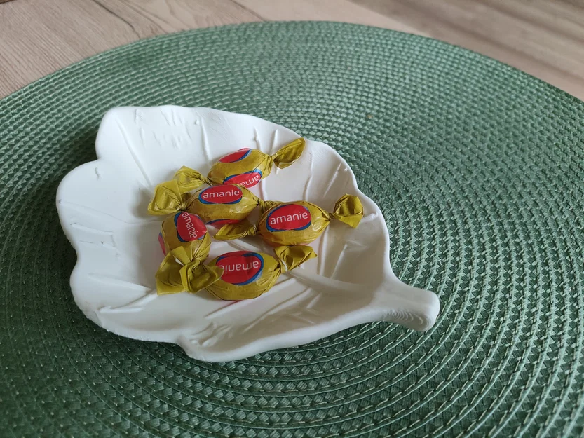 Khay đựng bánh kẹo hình chiếc lá in 3D cực xinh - Image 2