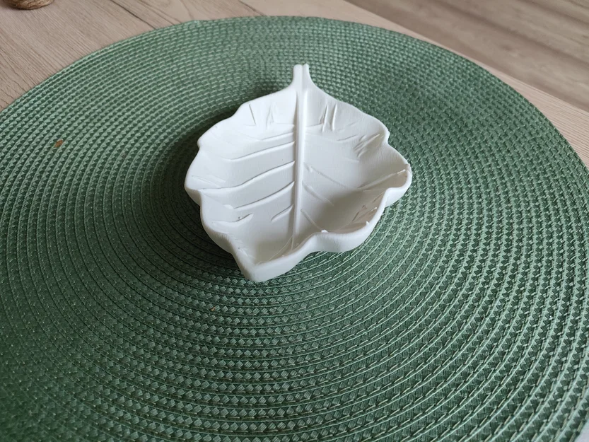 Khay đựng bánh kẹo hình chiếc lá in 3D cực xinh - Image 4
