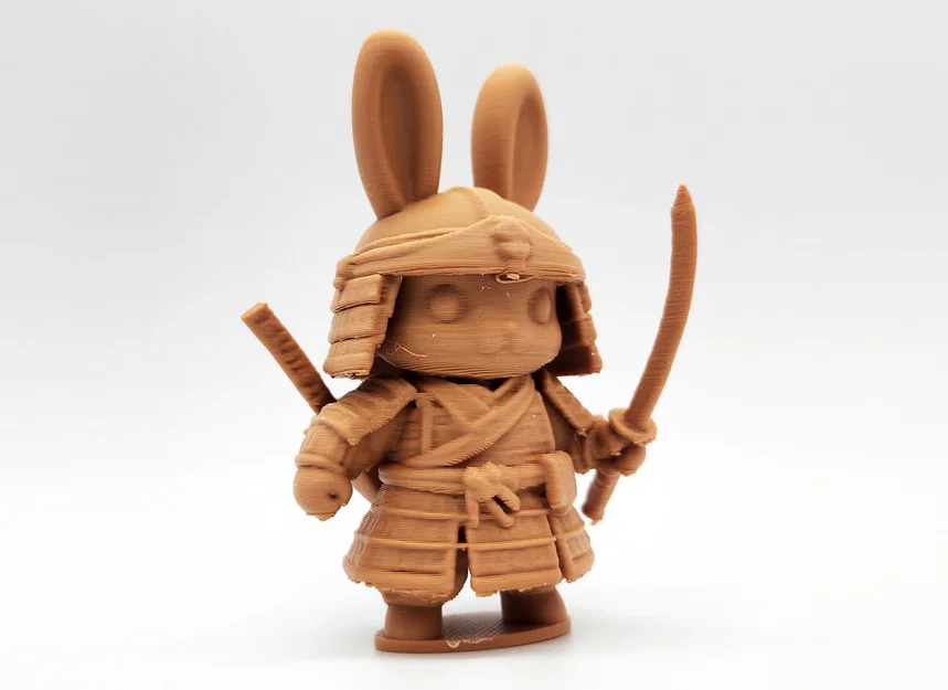Mô hình 3D Bunny Samurai độc đáo - Chiến binh thỏ đáng yêu - Image 1