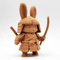 Mô hình 3D Bunny Samurai độc đáo - Chiến binh thỏ đáng yêu - Thumbnail 1