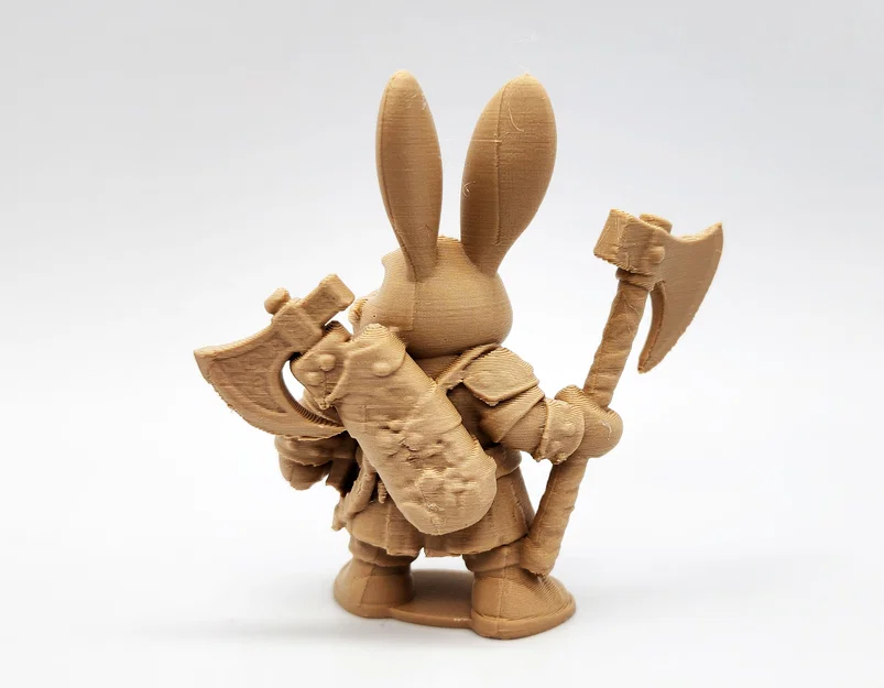 Mô hình thỏ chiến binh Bunny Axeman in 3D độc đáo - Image 2