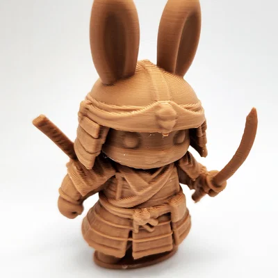 Mô hình 3D Bunny Samurai độc đáo - Chiến binh thỏ đáng yêu