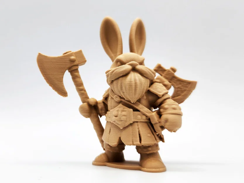 Mô hình thỏ chiến binh Bunny Axeman in 3D độc đáo - Image 4