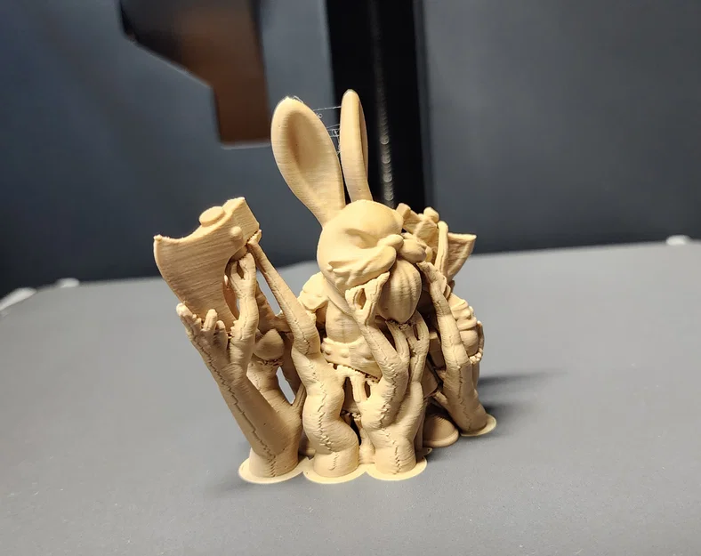 Mô hình thỏ chiến binh Bunny Axeman in 3D độc đáo - Image 5