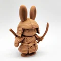Mô hình 3D Bunny Samurai độc đáo - Chiến binh thỏ đáng yêu - Thumbnail 5